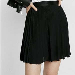 Express High Waisted Pleated Mini Skirt